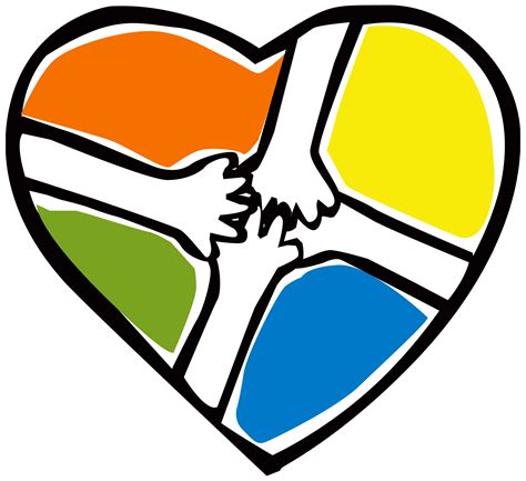helping hand icon clipart heart shape clipart