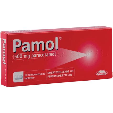 pamol tabletter  mg  stk lomax