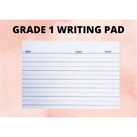 grade  pad paper pad paper padpaper grade  writing pad shopee