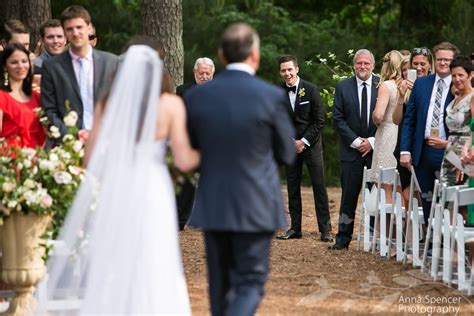 groom s reaction to seeing his bride walking down the aisle at their