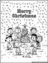 Coloring Christmas Charlie Pages Brown Peanuts Snoopy Printable Sheets Tree Kids Story Print Color Cartoon Movie Getcolorings Book Merry Colouring sketch template
