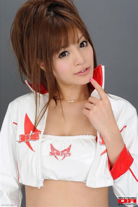 Haruna Megumi Sexy Japanese Model In Racing Uniform 100 Photo