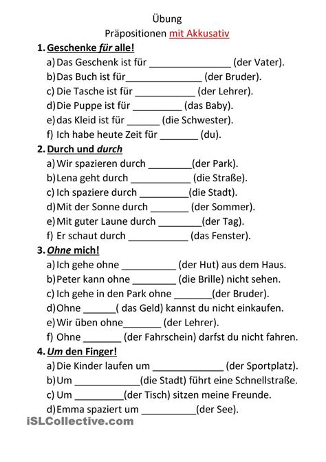 praepositionen mit akkusativ deutsch lernen deutsch deutsche grammatik