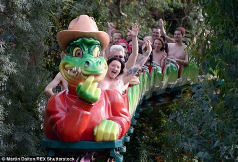 Naked Rollercoaster Ride At Adventure Island In £10k