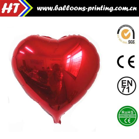 2016 new red i love you heart foil balloon anniversary wedding