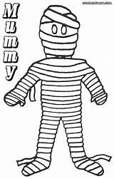 Mummy Coloring Pages Print Colorings Colouring Coloringway sketch template