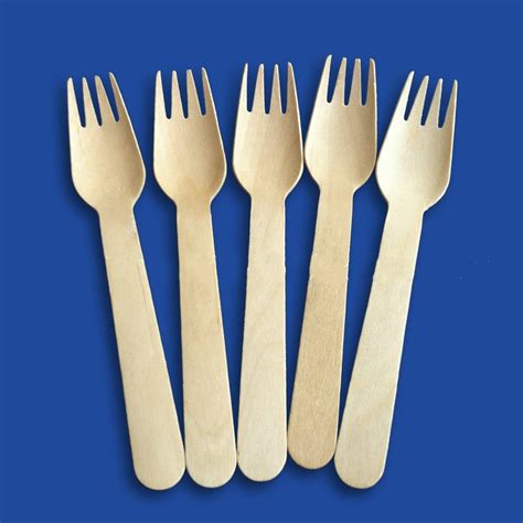 pcslot cm party  disposable wooden fork flatware wood cutlery fork  forks  home