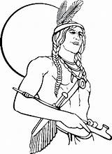 Coloring Native Pages American Indian Boy Chief Girl Printable Kids First Print Printables Nations Color Holding Calumet Warrior Getcolorings Kidsplaycolor sketch template