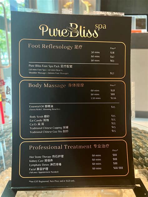 pure bliss spa  west coast drive  spa reviews