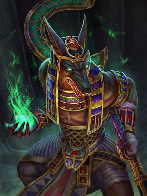 Anubis Golden Skin Concept Art Smite By Andy Timm Ptimm Ancient