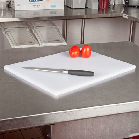 white poly cutting board