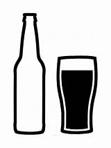 Beer Bottle Clip Clipart Glass Silhouette Drawing Cliparts Pint Svg Vinyl Decal Outline Craft Champagne Cartoon Etsy Library Clipground Clipartmag sketch template