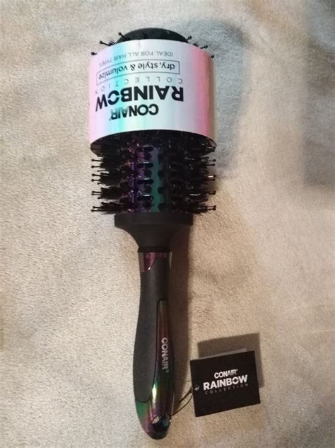 Conair Rainbow Collection Dry Style And Volumize Brush 86729 Large Ec109