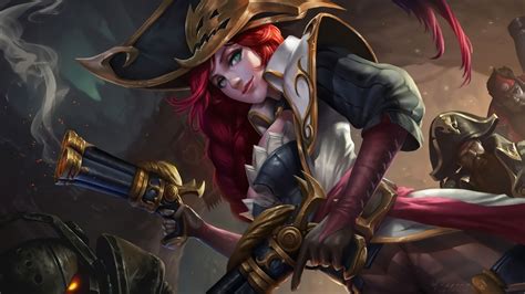 League Of Legends Pirate Miss Fortune Wallpaper Hình Nền League Of