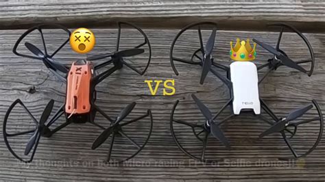 dji ryze tello  wingsland  fpv micro drone comparison youtube