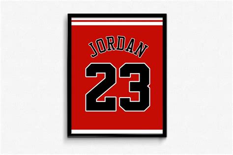 michael jordan number  chicago bulls jersey  finesportsprints