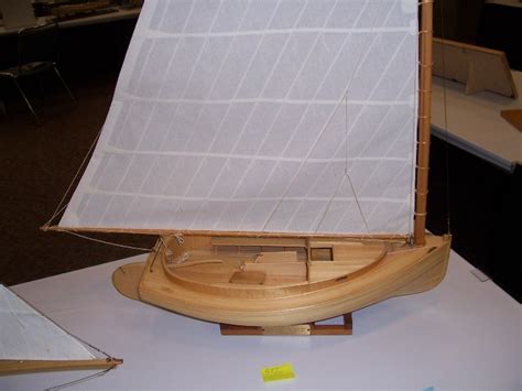 cape cod cat boat found at model boat show age of sail