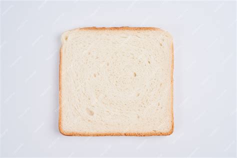 premium photo  square slice  toast sandwich bread isolated