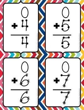 math facts flash cards  jessica ann stanford tpt