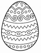 Coloring Easter Egg Pages Adults Printable Print sketch template