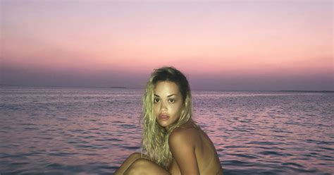 Rita Ora Shows Off Her Assets In Naked Vacation Pics