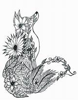 Hard Coloring Pages Animals Girls Wild Owl Tiger Liked Cat sketch template
