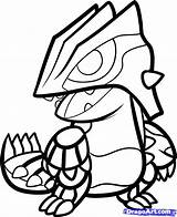 Pokemon Coloring Pages Chibi Groudon Kyogre Drawing Primal Draw Palkia Dragonite Color Colouring Sheets Colorear Printable Para Step Cute Pagers sketch template