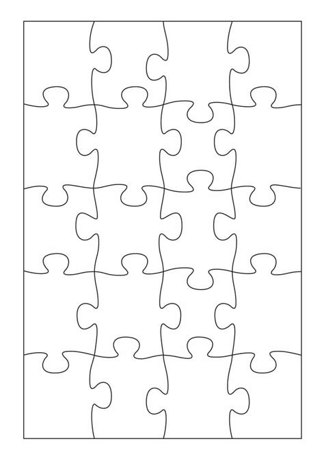 wonderful  printable puzzle piece templates template lab