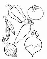 Coloring Vegetable Basket Pages Warhol Vegetables Getdrawings Getcolorings Soup sketch template