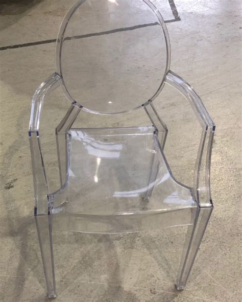 secondhand chairs  tables ghost crystal  ice banqueting chairs  louis ghost style