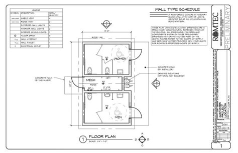 Floor Plan Of Small Multi User Restroom Bathroom Design Layout