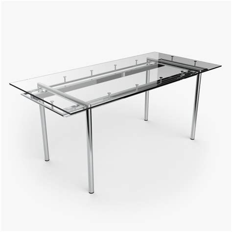Basic Glass Table Free 3d Model Blend Free3d