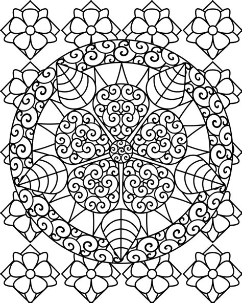 abstract art coloring pages  printable abstract coloring pages