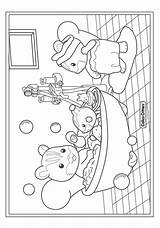 Sylvanian Families Coloring Pages Family Critters Calico Kleurplaat Kleurplaten Colouring Preschoolers Print Coloriage Kids Drawing Fun Van Getdrawings Getcolorings Shoebox sketch template