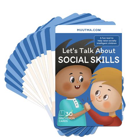 social skills flashcards  kids lets talk  etsy