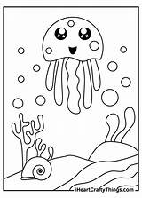 Jellyfish Printable Iheartcraftythings sketch template