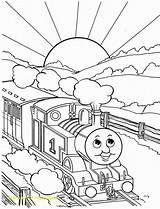 Train Pages Coloring James Getcolorings sketch template