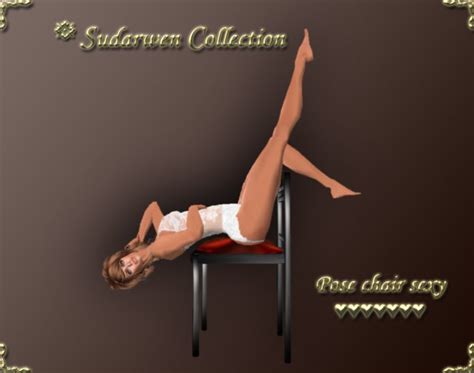 sudarwen collection poses and more sc model pose chair sexy