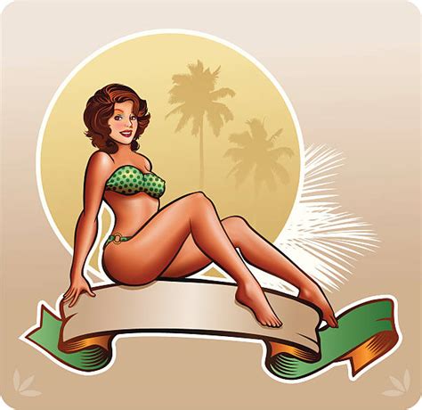 best pin up girl illustrations royalty free vector graphics and clip art