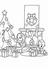 Jul Fargelegge Christmas Bilde Coloring Fira Celebrate Målarbild Fargelegging Bild Coloriage Ut La Bilder Gratis Skriv Noël Fêter Pages Ladda sketch template