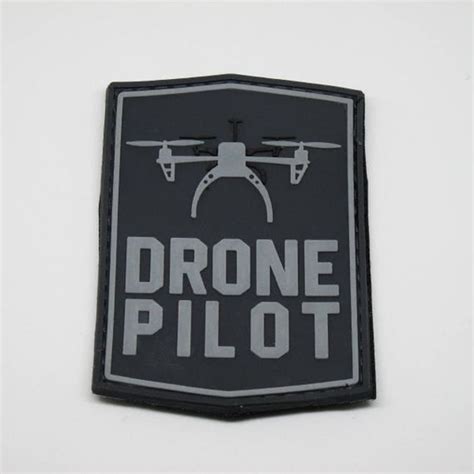 drone pilot pvc morale patch