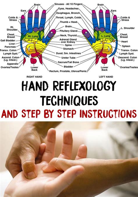hand reflexology techniques and step by step instructions hand