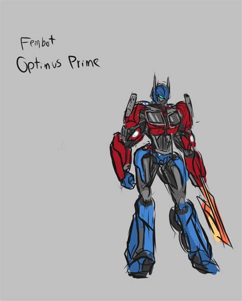Female Optimus Prime By Alorix On Deviantart