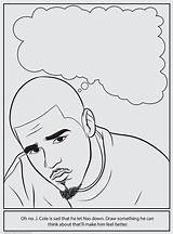 Coloring Pages Rap Bun Activity Cole Tumblr Book Adults Google Sheets Colouring Books Adult Hip Hop Kanye Handouts Jumbo Nas sketch template