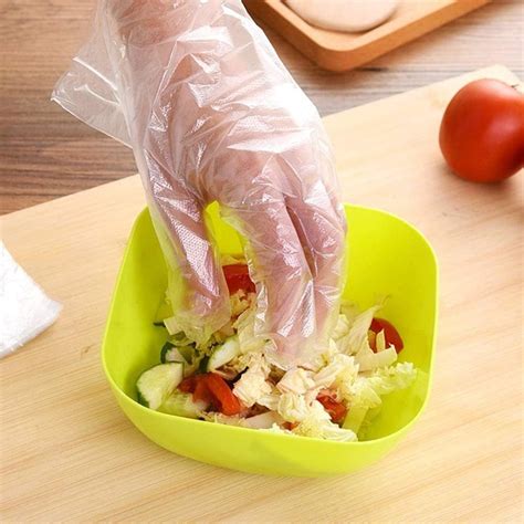 plastic disposable food prep glovesdisposable polyethylene work gloves