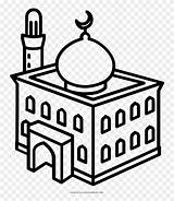 Masjid Getcolorings Clipartmag Mats Pinclipart Popular Webstockreview sketch template