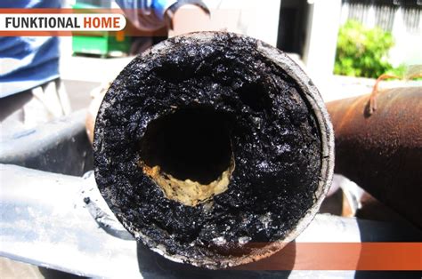 clogged cast iron drain pipe  ways  easily fix  funktional home