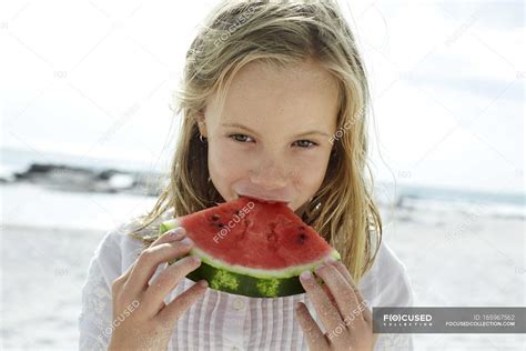 Woman With Watermelon At Home Stock Image Image Of Beach My Xxx Hot Girl