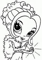 Coloring Pages Girly Printable Girl Popular sketch template