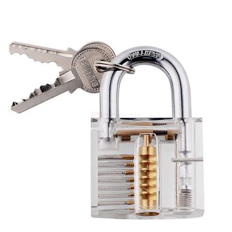 visible cutaway padlock lock training trainer